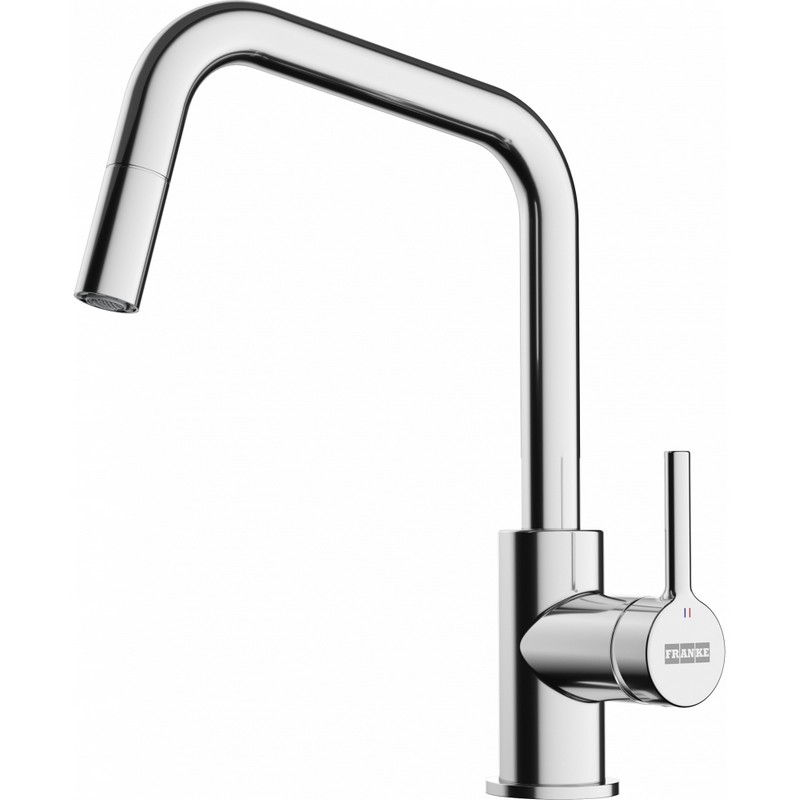 Lina U Shape Pull Down змішувач з витяжним виливом, хром Franke (115.0728.476) Lina U Shape Pull Down змішувач з витяжним виливом, хром Franke (115.0728.476)