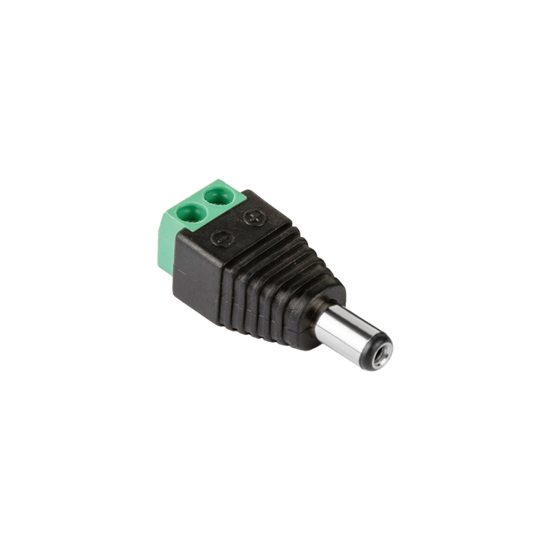 Штекер живлення 2,1/5,5 mm, з клемною колодкою (під гвинт) NEW