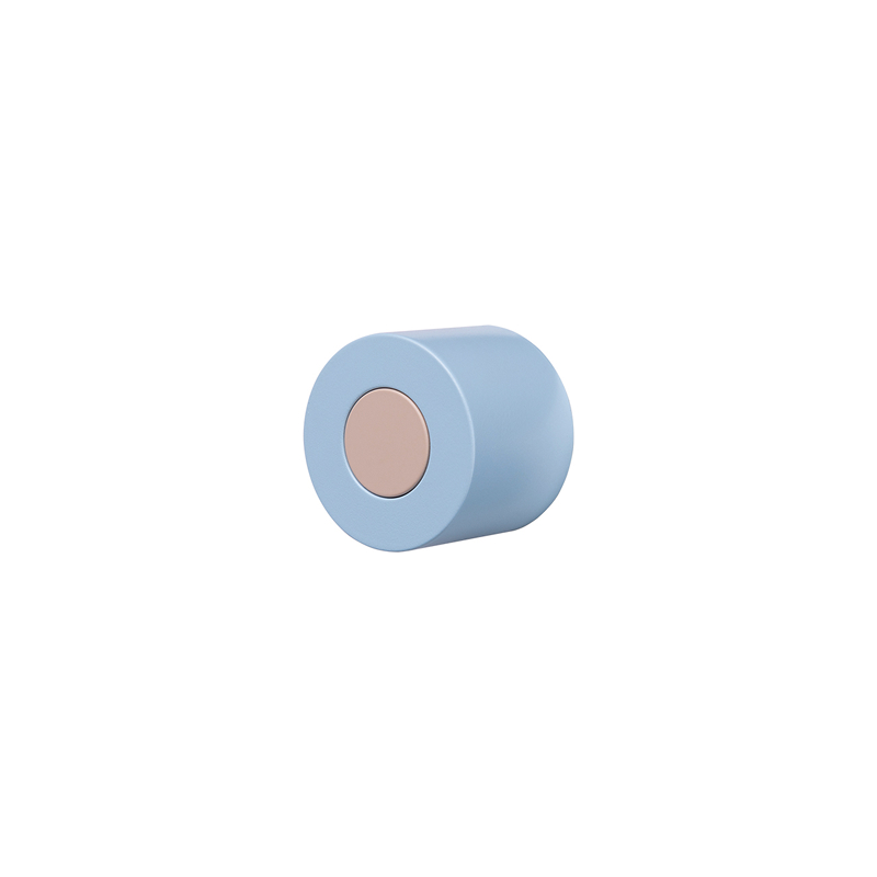 Ручка Ferro Fiori by Poliplast PL 11020.01 світло-блакитний | бежевий Ручка Ferro Fiori by Poliplast PL 11020.01 світло-блакитний | бежевий
