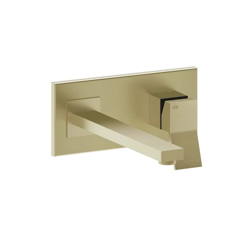 Змішувач для умивальника Gessi Rettangolo K середній вилив Brushed Brass PVD (53088727) Gessi Змішувач для умивальника Gessi Rettangolo K середній вилив Brushed Brass PVD (53088727) Gessi