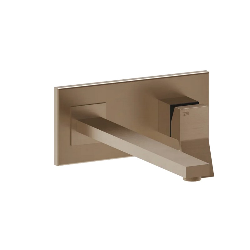 Змішувач для умивальника Gessi Rettangolo K довгий вилив Copper Brushed PVD (53090708) Gessi Змішувач для умивальника Gessi Rettangolo K довгий вилив Copper Brushed PVD (53090708) Gessi