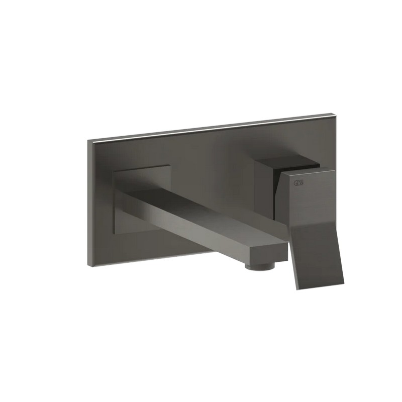Змішувач для умивальника Gessi Rettangolo K довжина виливу на замовлення Black Metal Brushed PVD (53084707) Gessi Змішувач для умивальника Gessi Rettangolo K довжина виливу на замовлення Black Metal Brushed PVD (53084707) Gessi