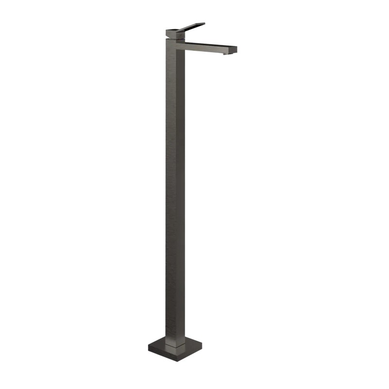 Змішувач для умивальника Gessi Rettangolo K підлоговий Black Metal Brushed PVD (53095707) Gessi