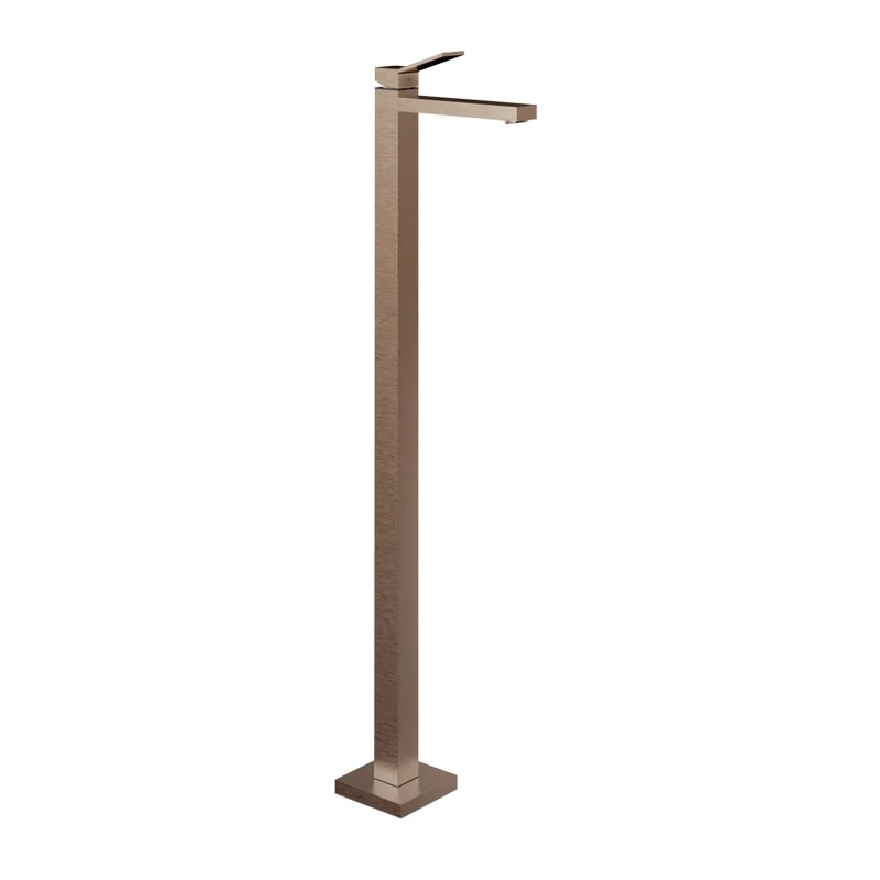 Змішувач для умивальника Gessi Rettangolo K підлоговий Copper Brushed PVD (53095708) Gessi Змішувач для умивальника Gessi Rettangolo K підлоговий Copper Brushed PVD (53095708) Gessi