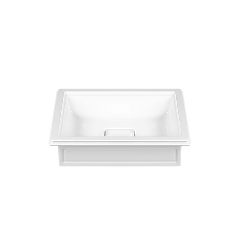 Умивальник накладний Total Look без переливу 42x56 білий (46805-516) Gessi Умивальник накладний Total Look без переливу 42x56 білий (46805-516) Gessi