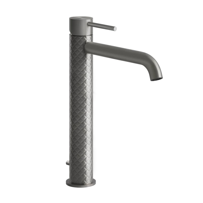 Змішувач для умивальника 316 Intreccio високий з донним клапаном, Steel brushed (54103-239) Gessi Змішувач для умивальника 316 Intreccio високий з донним клапаном, Steel brushed (54103-239) Gessi