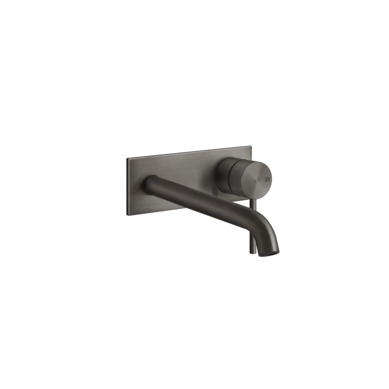 Змішувач для умивальника (зовнішня частина) Gessi 316 Black Metal Brushed PVD (54090-707) Gessi