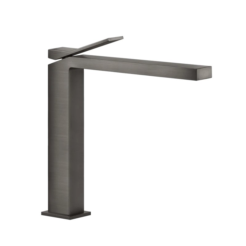 Змішувач для умивальника Gessi Rettangolo K високий Black Metal Brushed PVD (53004707) Gessi