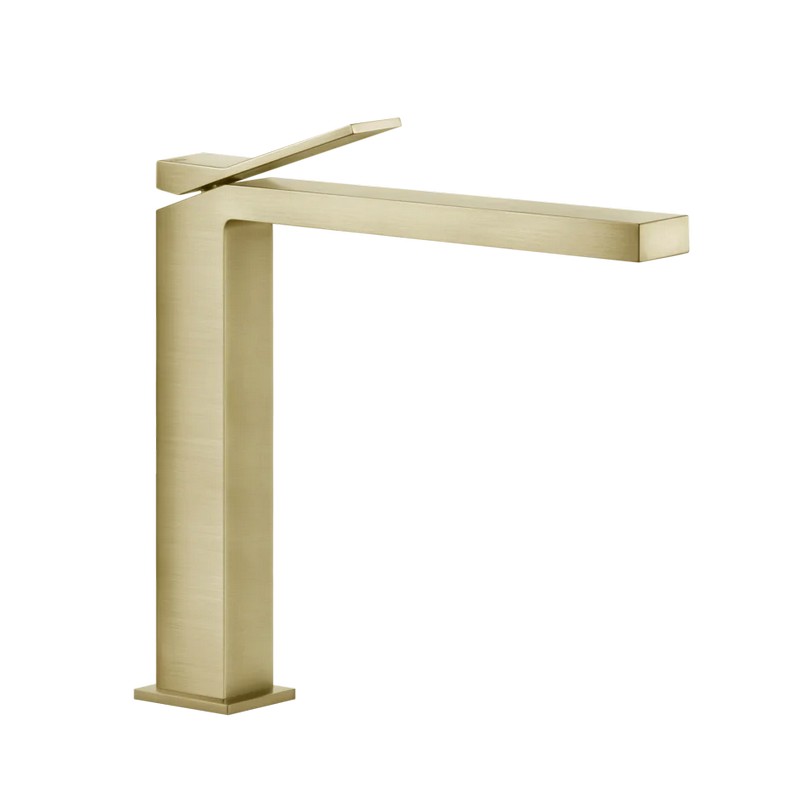 Змішувач для умивальника Gessi Rettangolo K високий Brushed Brass PVD (53004727) Gessi Змішувач для умивальника Gessi Rettangolo K високий Brushed Brass PVD (53004727) Gessi