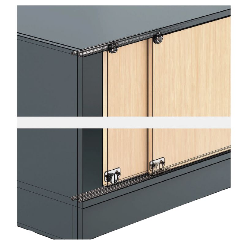 SlideLine 55 Нижні ролики на болтах, пластик, 15 кг Hettich(25122) SlideLine 55 Нижні ролики на болтах, пластик, 15 кг Hettich(25122)