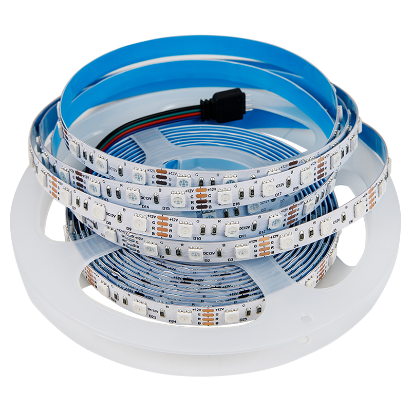 LED-стрічка 5050 SMD, 60 LEDs/m, 14,4W, 12V, IP20, RGB (NEW), L=1000mm LED-стрічка 5050 SMD, 60 LEDs/m, 14,4W, 12V, IP20, RGB (NEW), L=1000mm