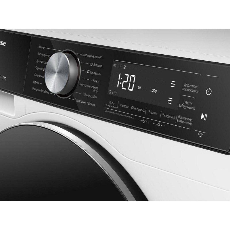 Пральна машина WF5S7041BW/UA HISENSE Пральна машина WF5S7041BW/UA HISENSE