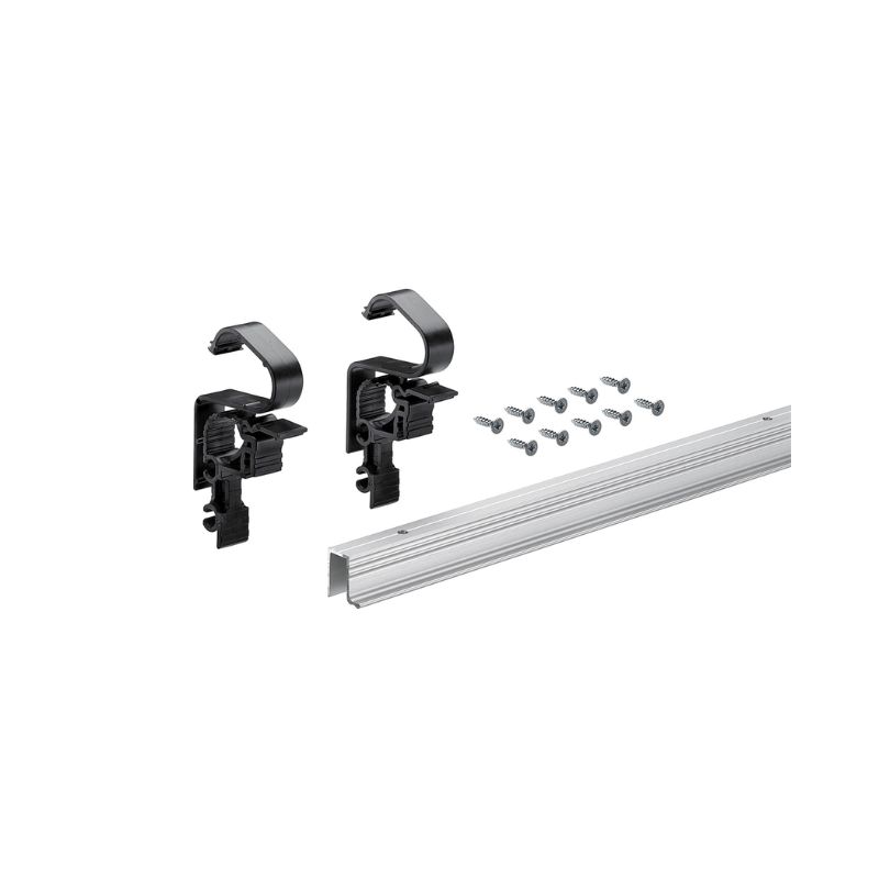 к-т профю WingLine L верхнього (ходовий +шаблони) ,  срібло, 2400 мм (9279124) Hettich