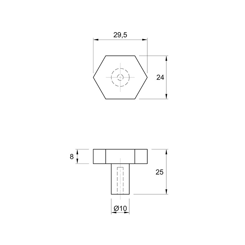 Ручка Ferro Fiori M 0087.01 чорний браш