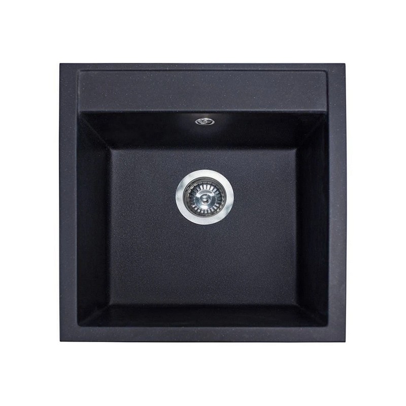 Кухонна мийка BODRUM 510 black shine mirastone Miraggio Кухонна мийка BODRUM 510 black shine mirastone Miraggio