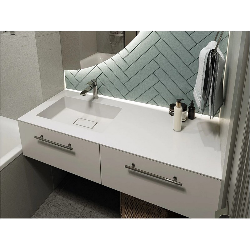 Умивальник ERICA 1200 L miramarble Miraggio
