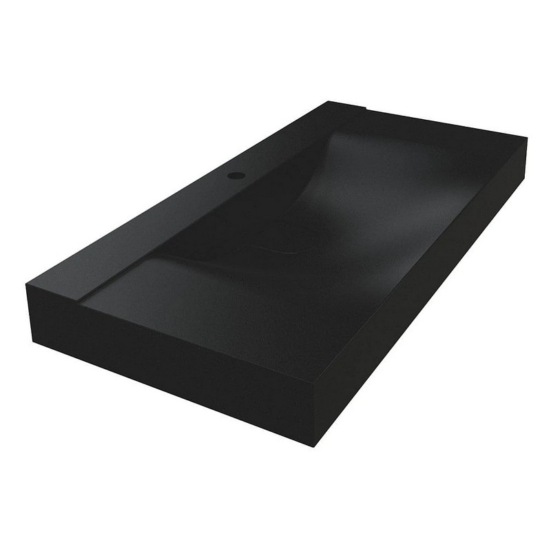 Умивальник FLY 1000 MIRASTONE black shine mirastone Miraggio Умивальник FLY 1000 MIRASTONE black shine mirastone Miraggio