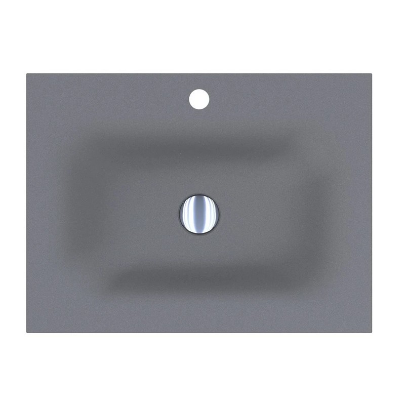 Умивальник JESSEL 600 MIRASTONE gray mirastone Miraggio