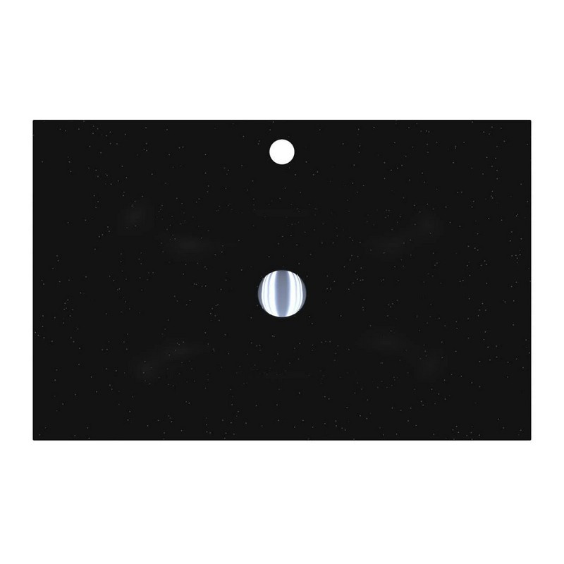 Умивальник JESSEL 700 MIRASTONE black shine mirastone Miraggio