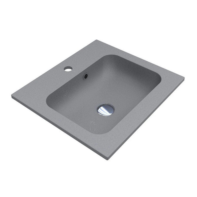Умивальник DELLA 500 MIRASTONE gray mirastone Miraggio
