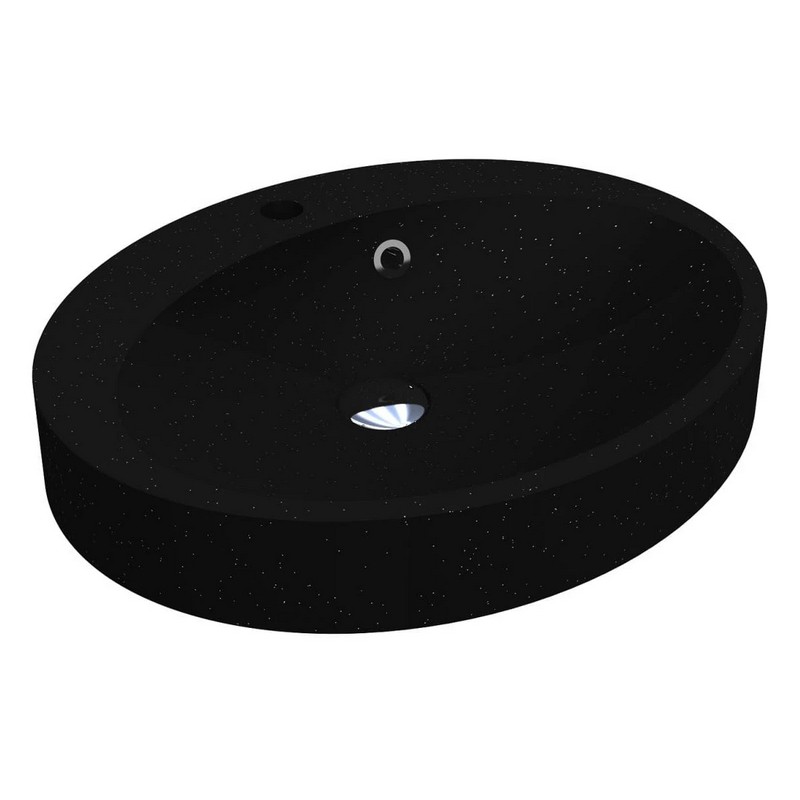 Умивальник DEVON MIRASTONE black shine mirastone Miraggio Умивальник DEVON MIRASTONE black shine mirastone Miraggio
