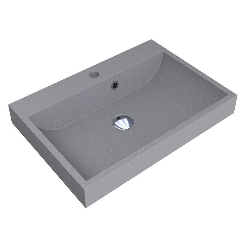 Умивальник VARNA 600 MIRASTONE gray mirastone Miraggio