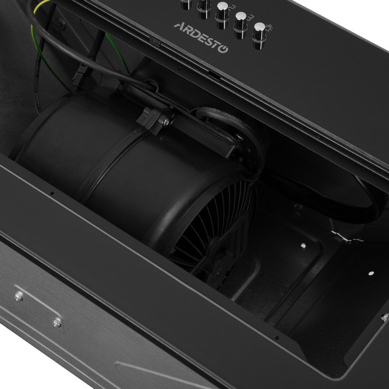 Витяжка вбудована HFI-F900GBL 52см, 700м3ч, чорний Ardesto