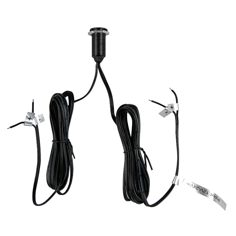 Сенсорний вимикач на дотик з димув. (чорний), 12V/24V, 60W/120W