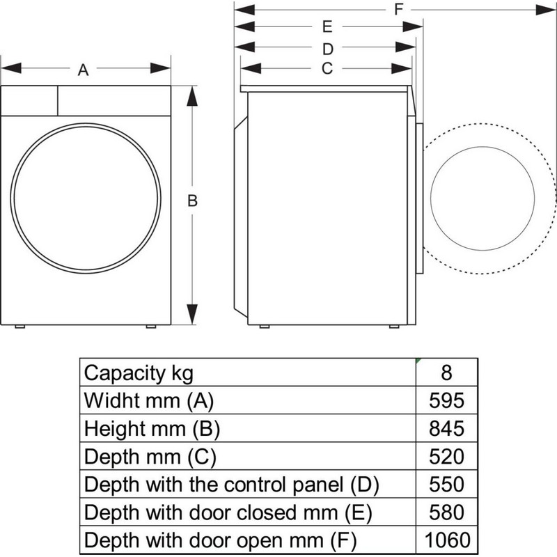 Сушильна машина DH3S802BW3/UA HISENSE Сушильна машина DH3S802BW3/UA HISENSE