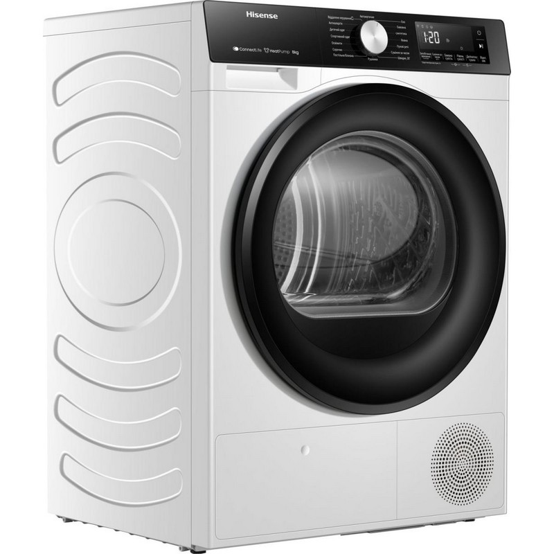 Сушильна машина DH3S802BW3/UA HISENSE Сушильна машина DH3S802BW3/UA HISENSE