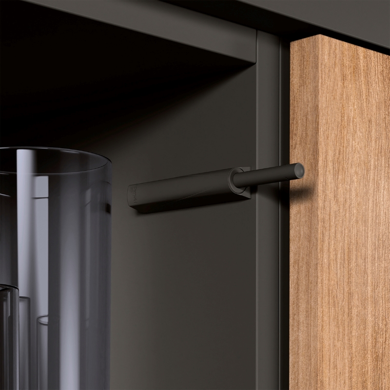 Механізм P2O PIN Strong, антрацит, накладний, довгий хід (9375933) Hettich 2.0