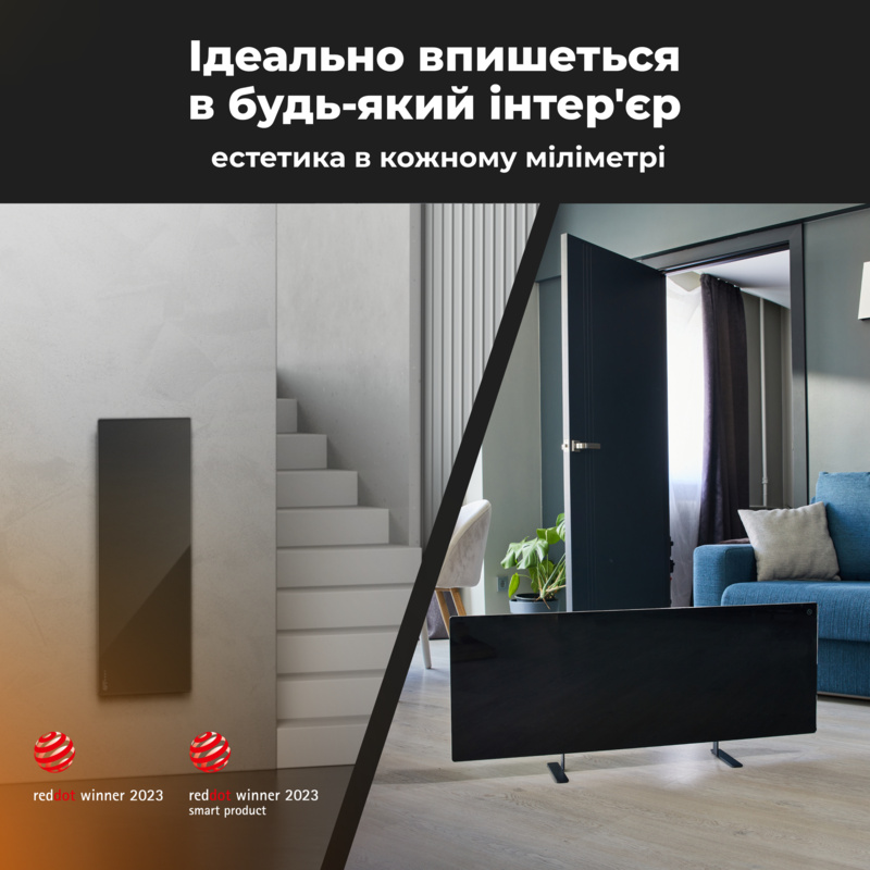 Обігрівач Premium Eco Smart Heater, 700W, Led display GH4S LED (AGH0004S) AENO