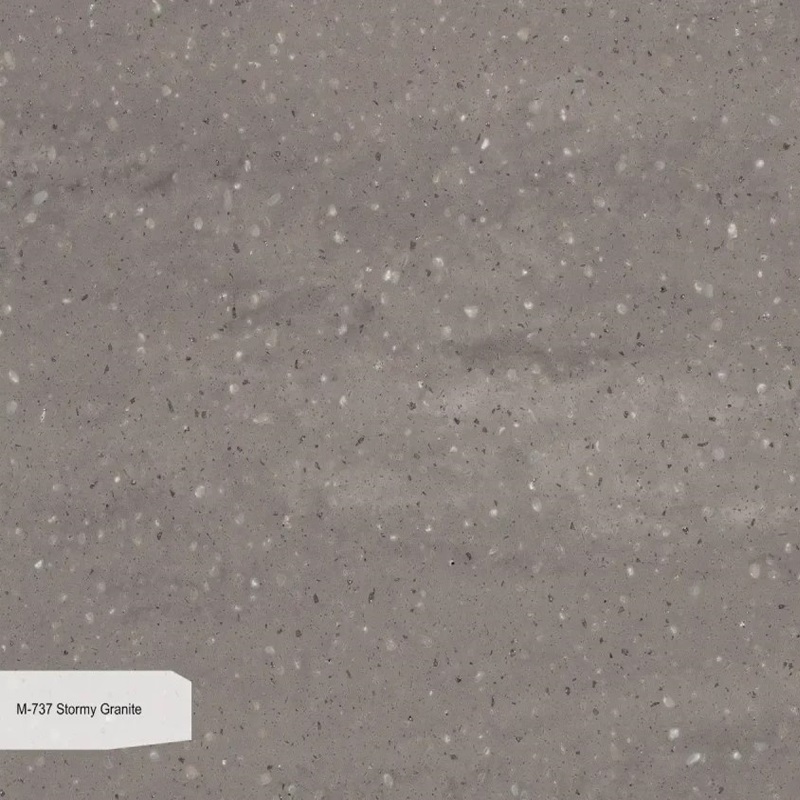 Лист акриловий Grandex Marble Ocean M-737 Stormy Granite 3680х760х12