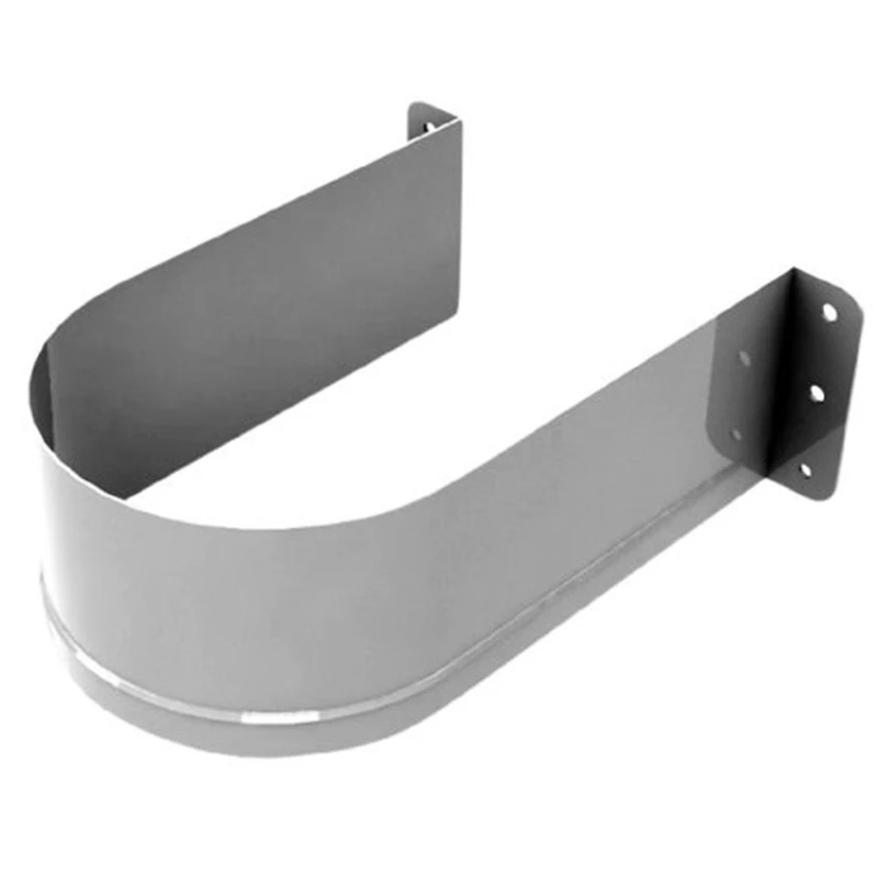 Пластиковий обмежувач для сифона W=160 L=245 H=86 R=80 сірий Mesan
