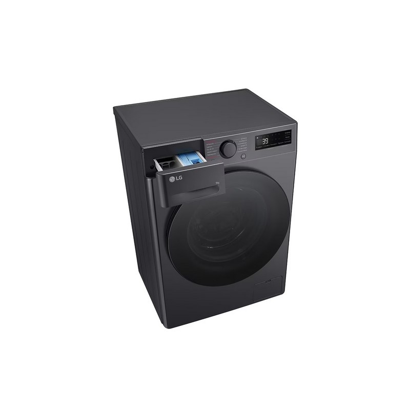 Пральна машина F2Y5FS5J вузька 9кг, 1200, A, 48см, інвертор, чорний LG