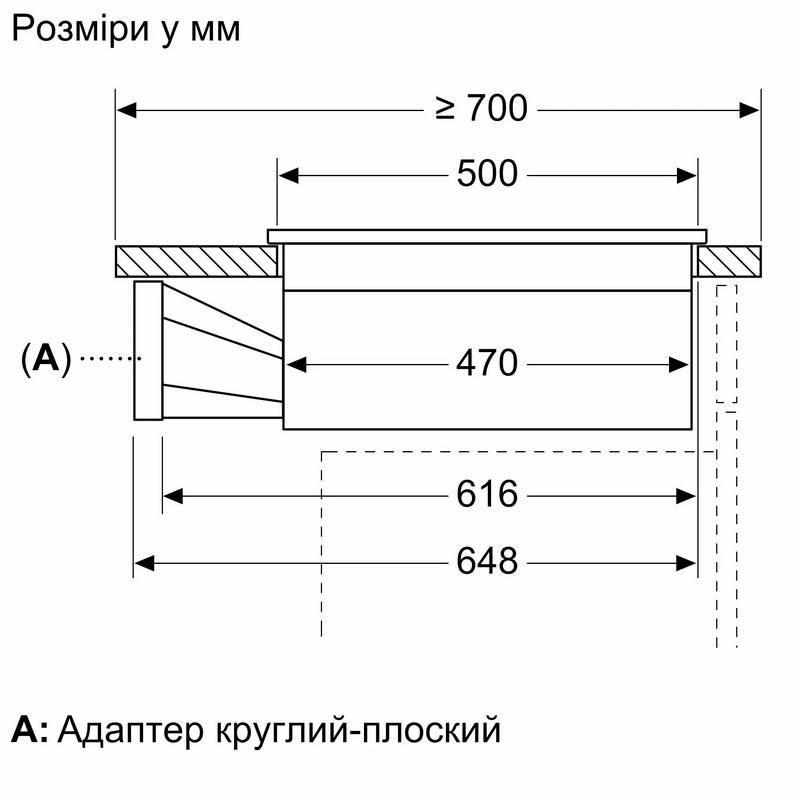 Індукційна поверхня з інтегрованою витяжкою EX877NX68E Siemens Studio Line Індукційна поверхня з інтегрованою витяжкою EX877NX68E Siemens Studio Line