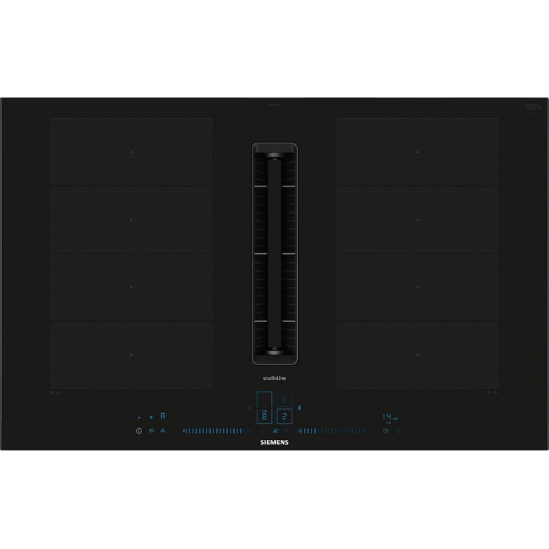 Індукційна поверхня з інтегрованою витяжкою EX877NX68E Siemens Studio Line Індукційна поверхня з інтегрованою витяжкою EX877NX68E Siemens Studio Line