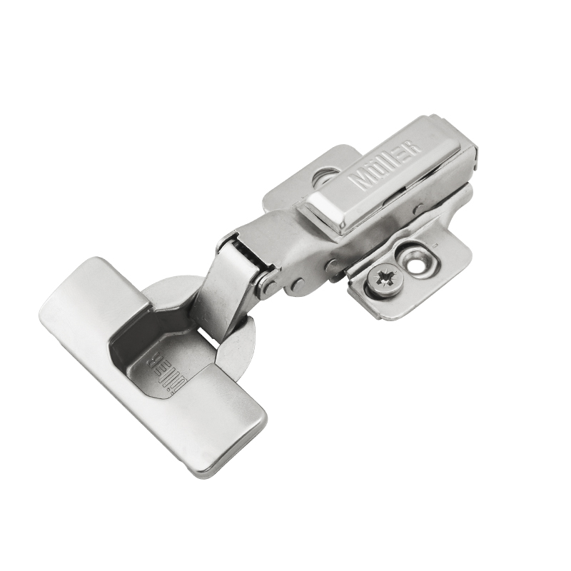 Завіса Clip-On, 105°, напівнакладна, з дотягувачем, нікель, 3D Muller Profi Line