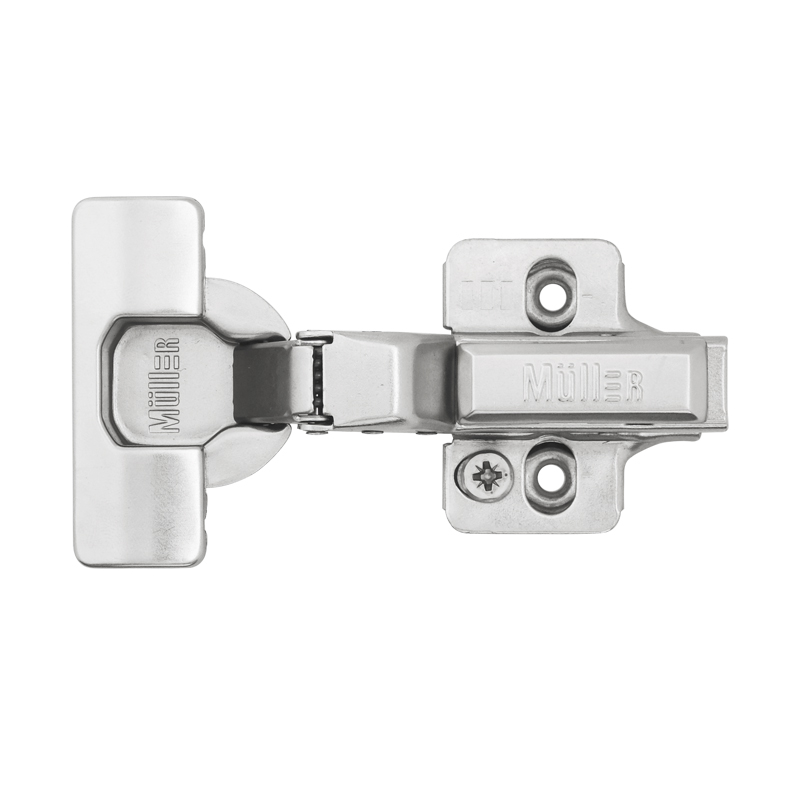 Завіса Clip-On, 105°, внутрішня, з дотягувачем, нікель, 3D Muller Profi Line Завіса Clip-On, 105°, внутрішня, з дотягувачем, нікель, 3D Muller Profi Line