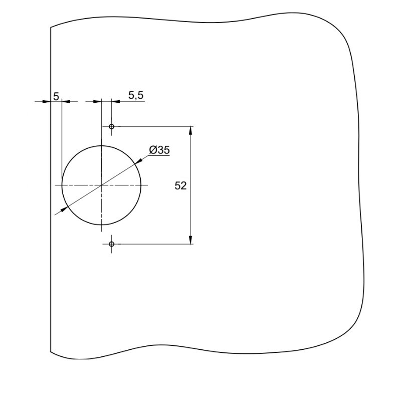 Петля Clip-on, 110°, Intermat 9973, наклад., без пруж., никель (9005604) Hettich