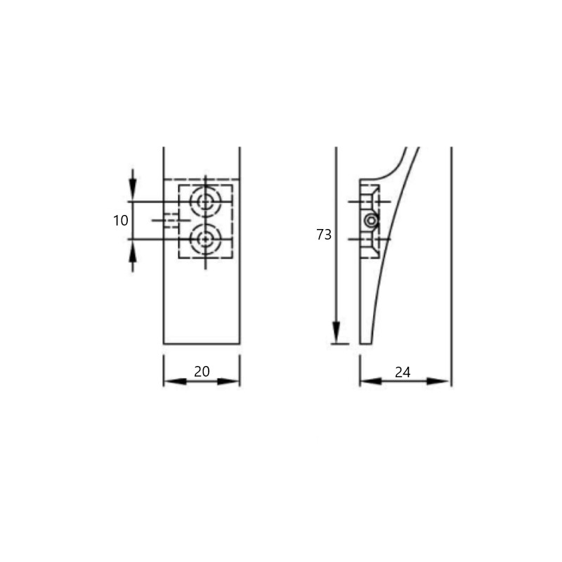Крючок Ferro Fiori M 6040 черный