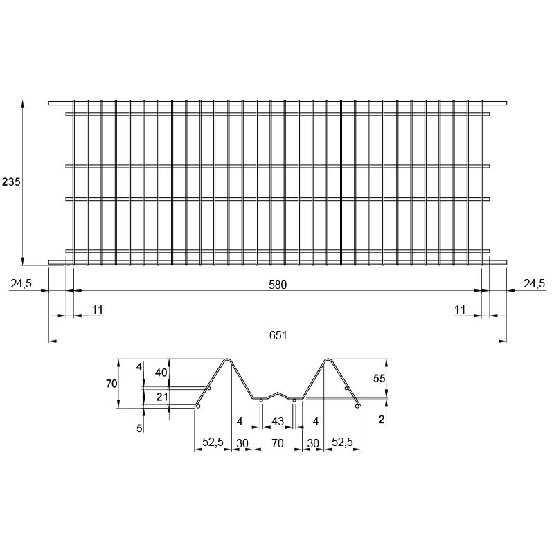 Сушилка для посуды с рамой 700мм хром Китай Сушилка для посуды с рамой 700мм хром Китай