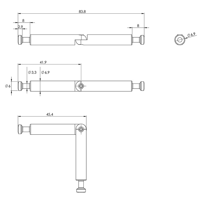 Дюбель шарнірний під Rastex DU 860 39/39мм (1079600) Hettich Дюбель шарнірний під Rastex DU 860 39/39мм (1079600) Hettich
