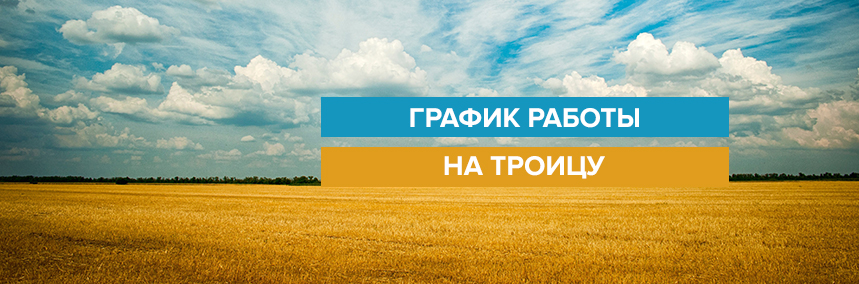 График работы «ВиЯр» на Троицу