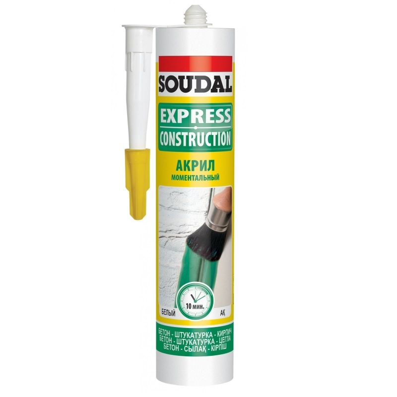 Герметик акриловый EXPRESS белый 280мл Soudal