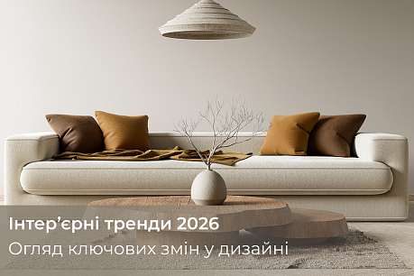 Якими будуть тренди 2026 року: огляд ключових змін у дизайні