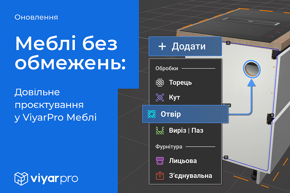 Меблі без обмежень: довільне проєктування у ViyarPro Меблі