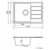 Мойка гранитная Model E 010.62 терра Cascata, недорого - фото №3 - small