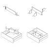 Адаптер OrgaStore 810, серый, Atira (9194866) Hettich, недорого - фото №3 - small