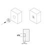 Муфта М8 L=14,5 D=22, ввинчиваемая, для опор с установкой под углом, цинк, неразжимаемая, Siso, фото - фото №5 - small